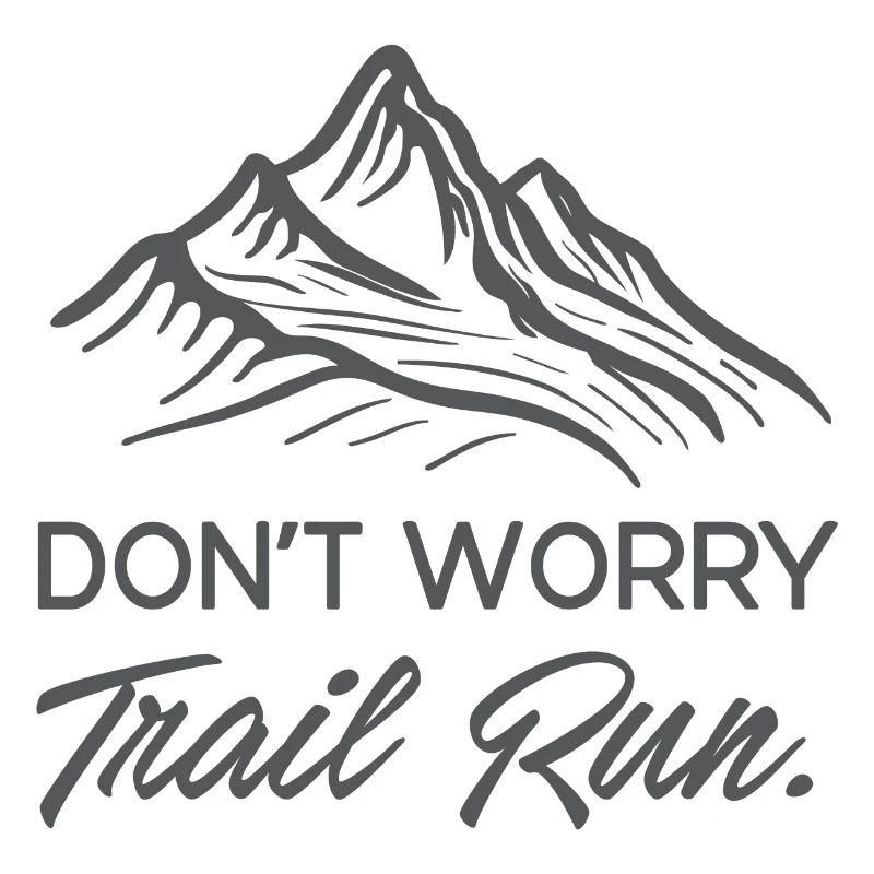 Ne vous inquiétez pas. Course en sentier.