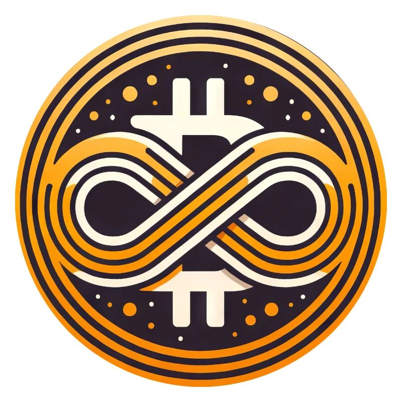 Bitcoin Symbol Unendlicher Wert 21 Millionen