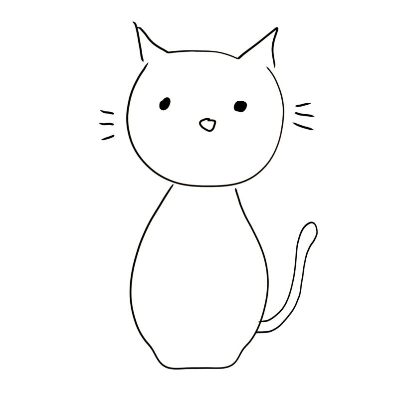 Chat Animal Symbole Mignon