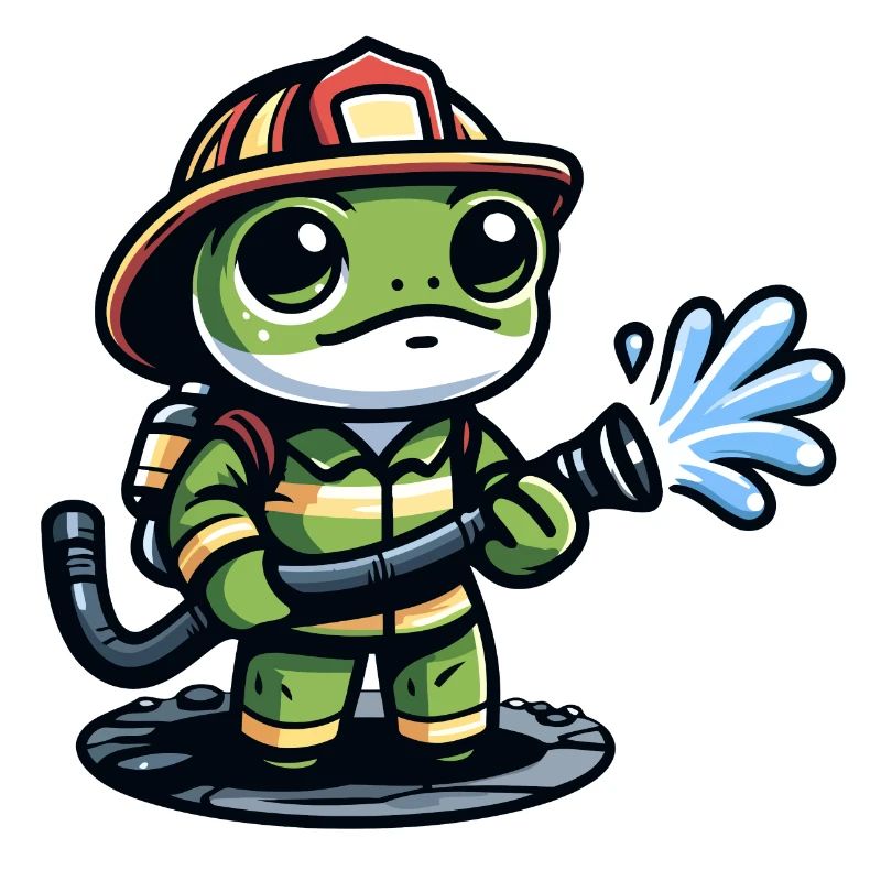 Feuerwehrmann Ribbit: Der tapfere Teichverteidiger