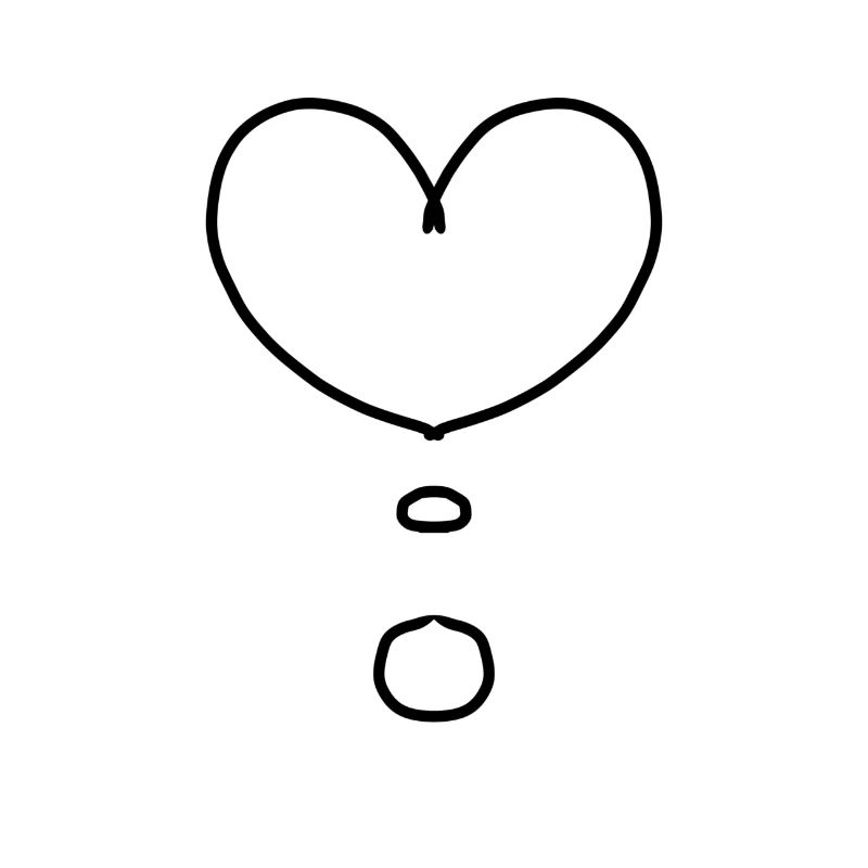 Points de coeur Formes Forme Amour