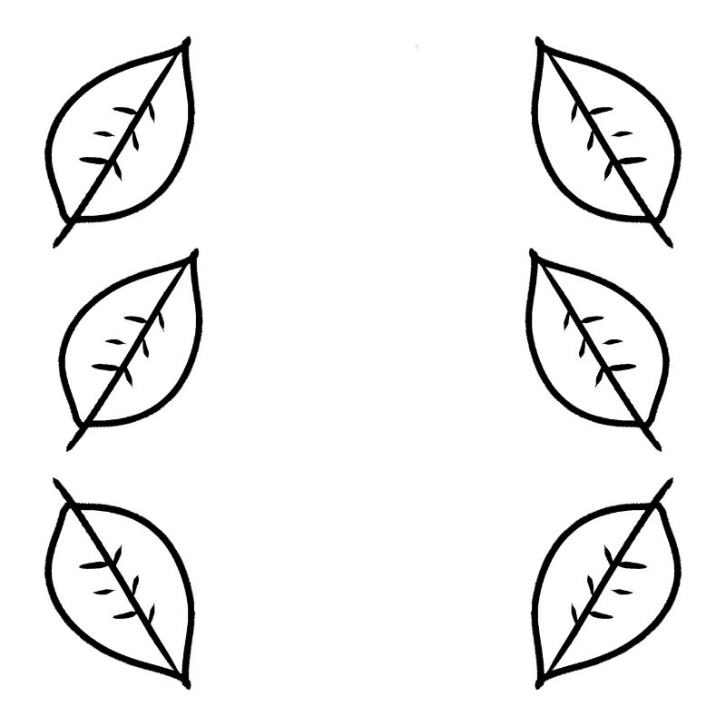 Pattern Leaf Leaves Frame Nature