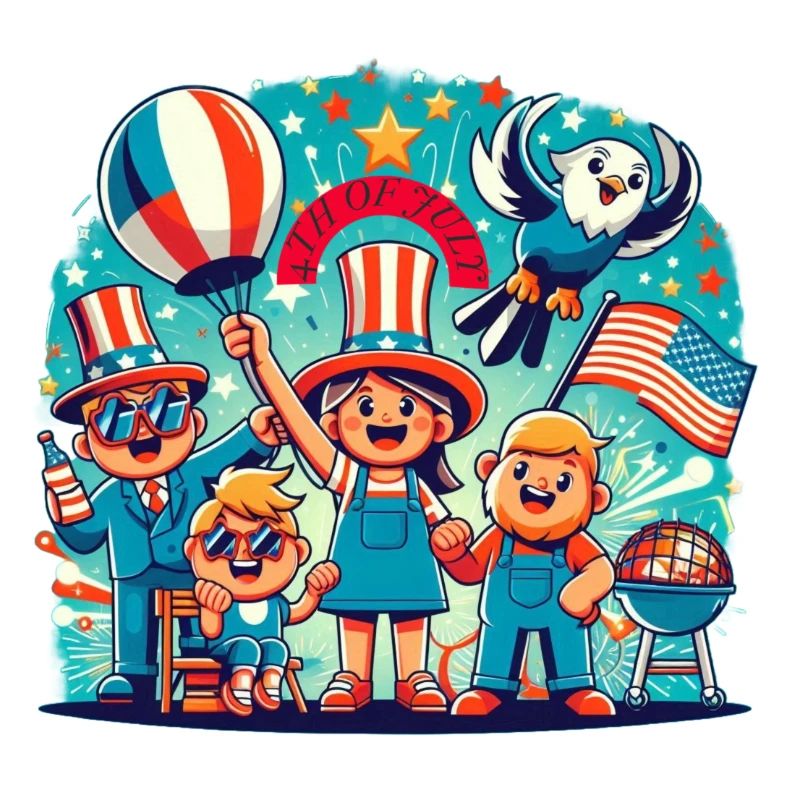 Individueller 4th Juli Feierdesign