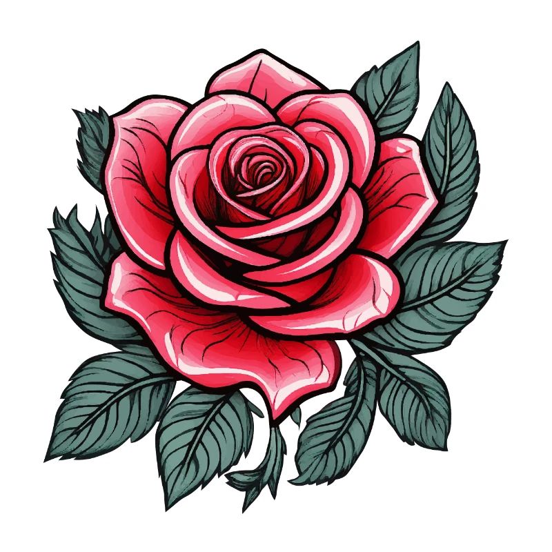 Tatouage Rose Fleur de Rose