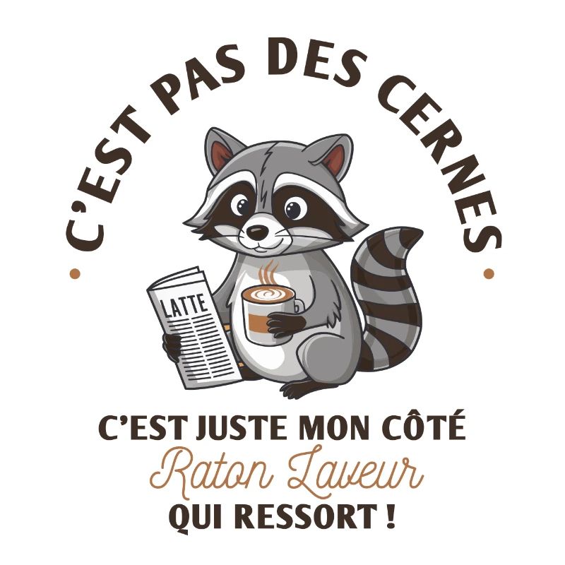 C'est pas des cernes, c'est mon côté raton laveur