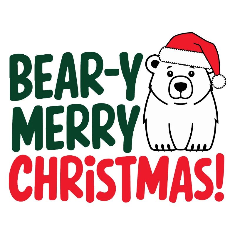 Conception de Noël Ours Festif