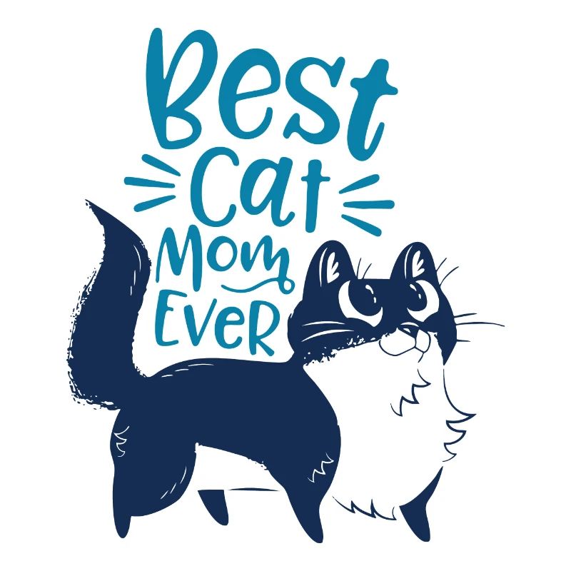 Meilleure maman chat de tous les temps - Motif de chat aimant