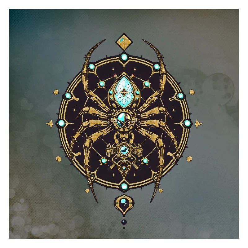 L’élégance dorée : l’araignée des secrets.