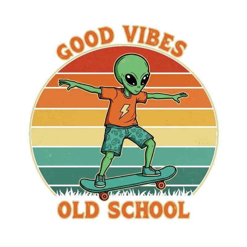 Retro Alien Skater