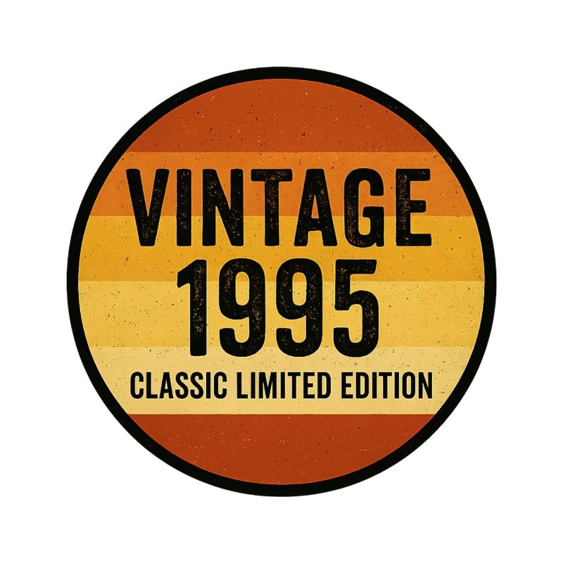 Millésime 1995 Classique Édition Limitée Rétro Coucher de soleil