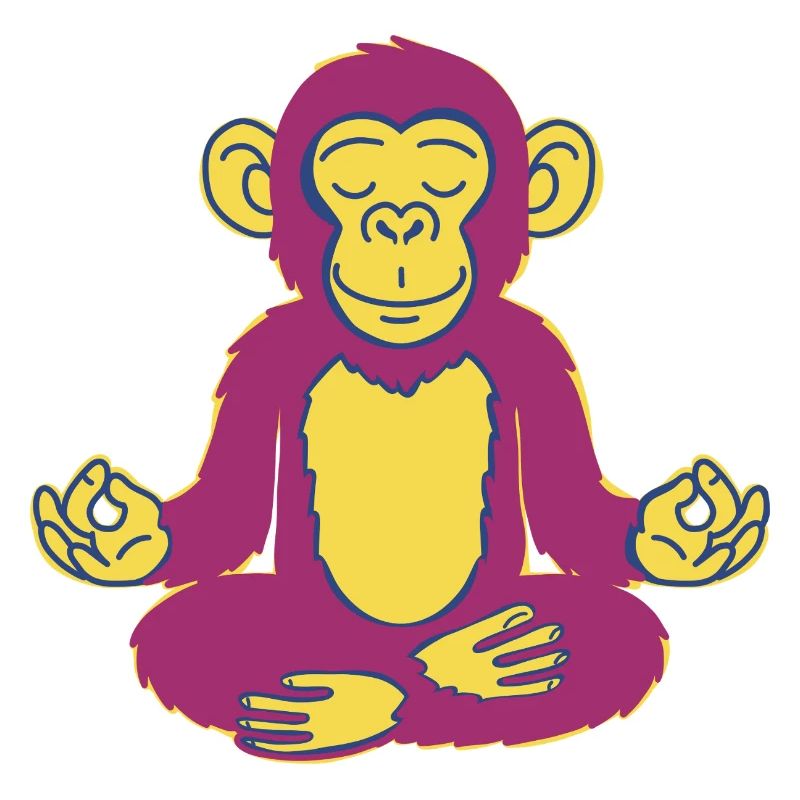 Singe de yoga