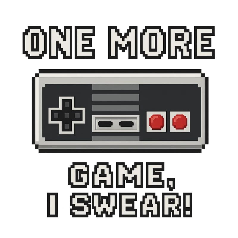 Retro Gaming Quote Design