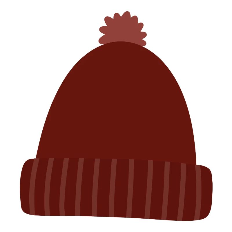 Warme Herbst-Strickmütze