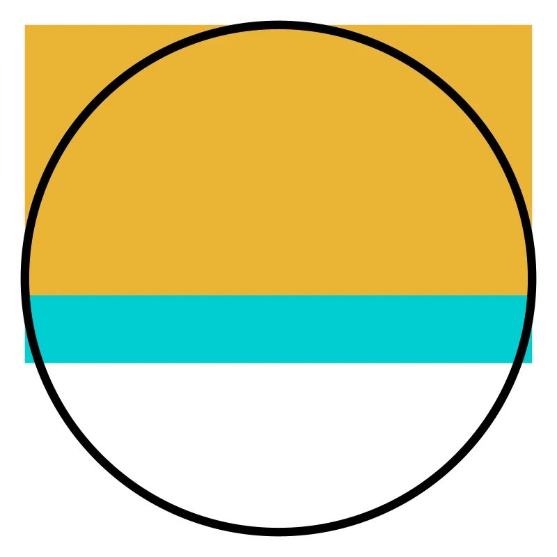 Coucher de soleil minimaliste sur l’océan