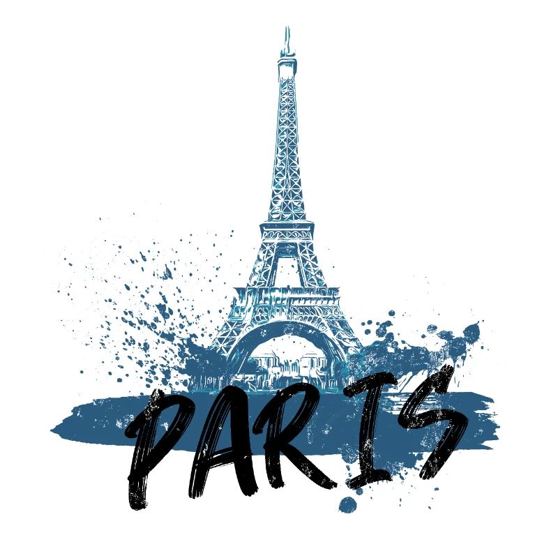 Entwurf des Eiffelturms in Paris