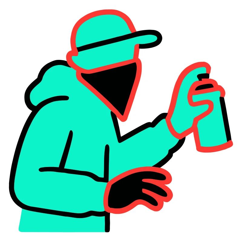 Neon Graffiti Sprayer