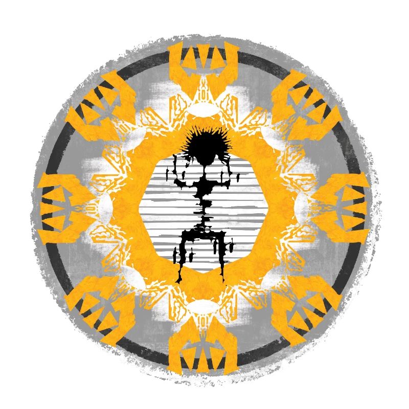 Sun Circle Mandala Contrast
