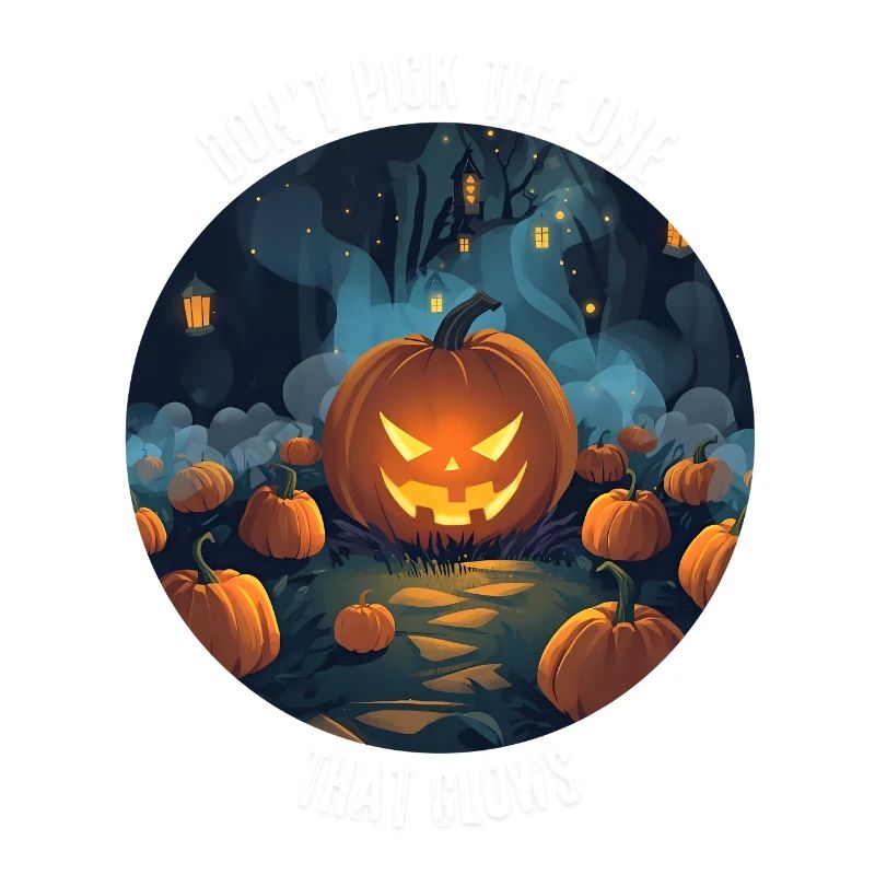 Don’t Pick the One That Glows — Halloween Art