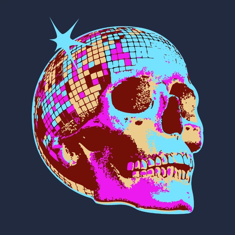 Disco Crâne Mosaïque