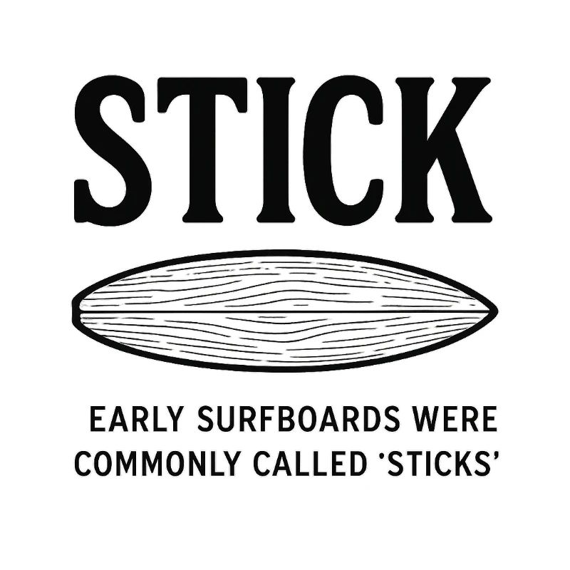 Frühe Surfboards Sticks