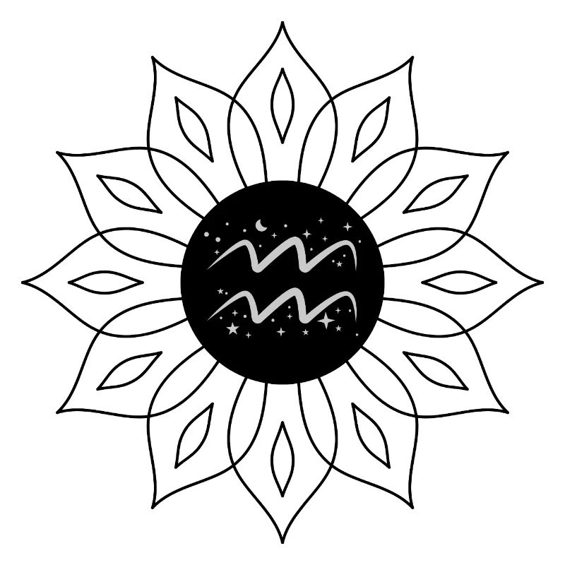 Aquarius, Celestial Waves and Stars