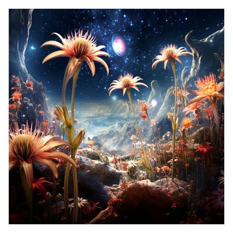 Sternenblüten Landschaft