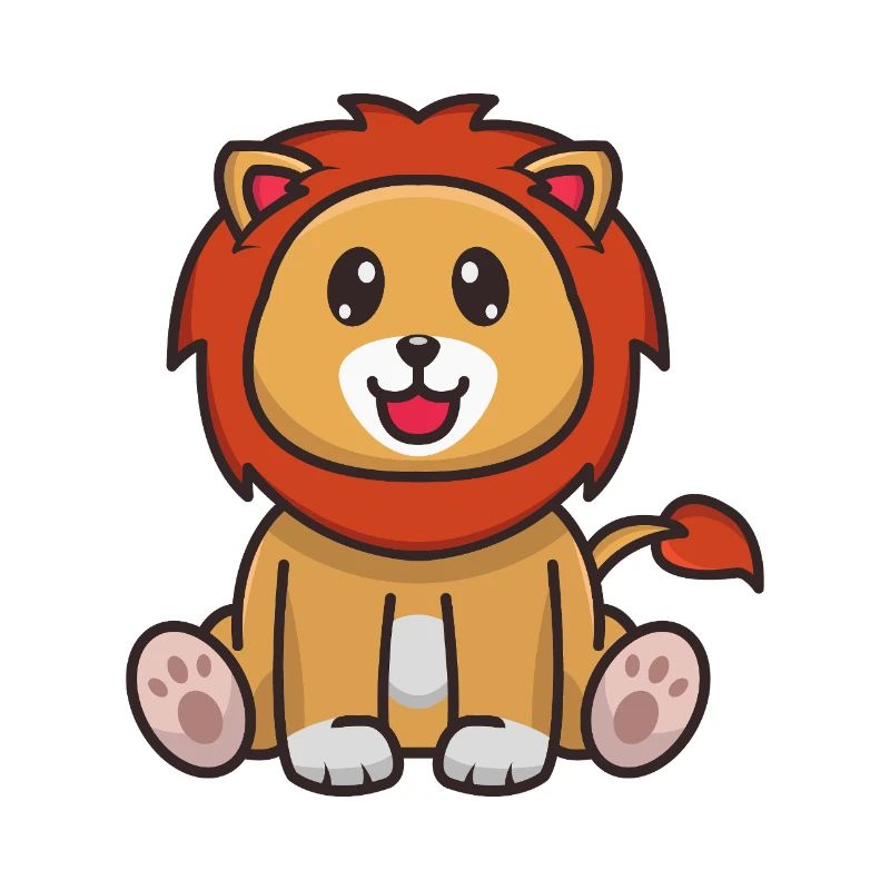 Lion de dessin animé