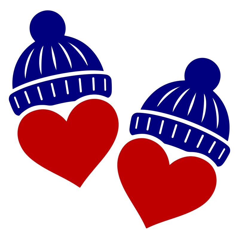 Hearts Winter Hat Love