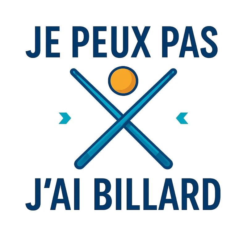 I can't, I have billiards