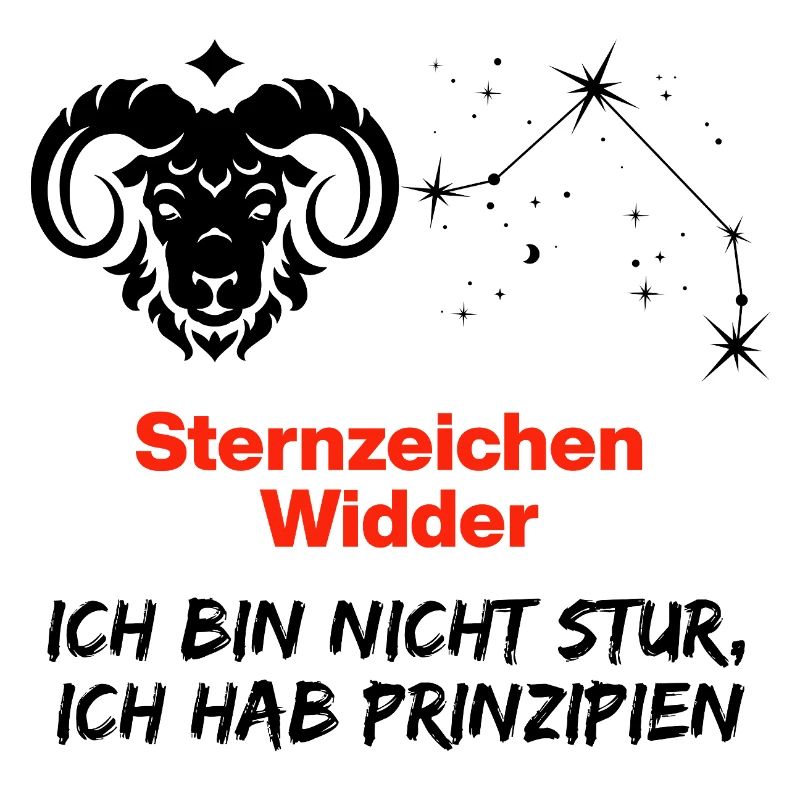 Sternzeichen Widder hat Prinzipien, Geburtstag