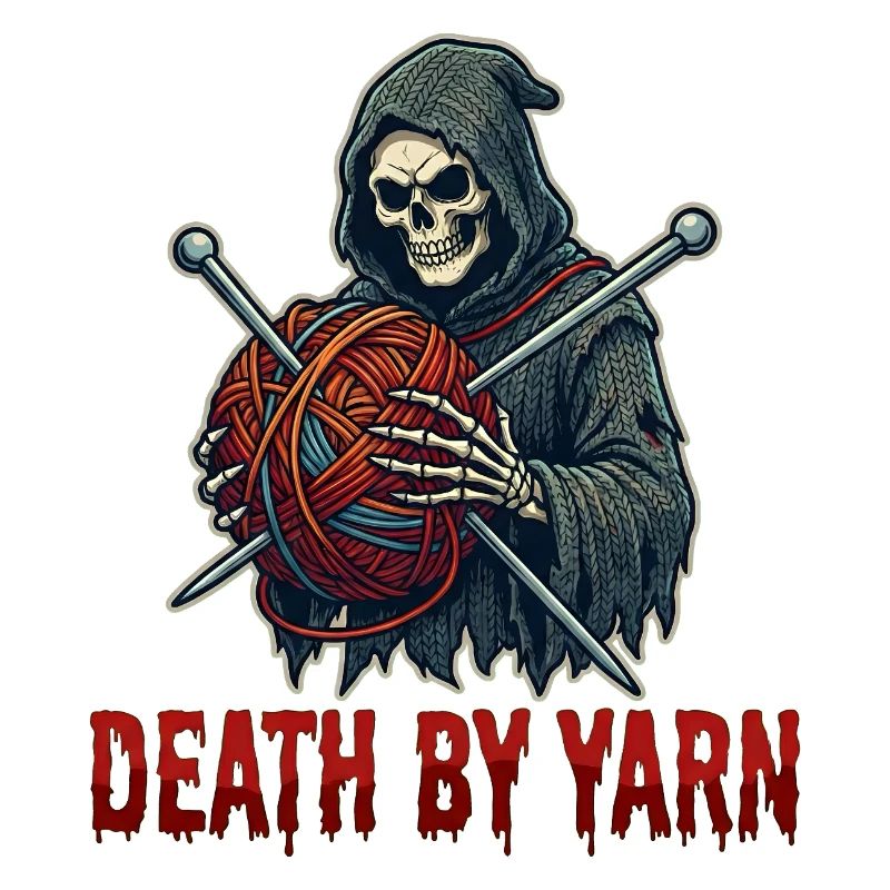 Death by Yarn Grim Reaper