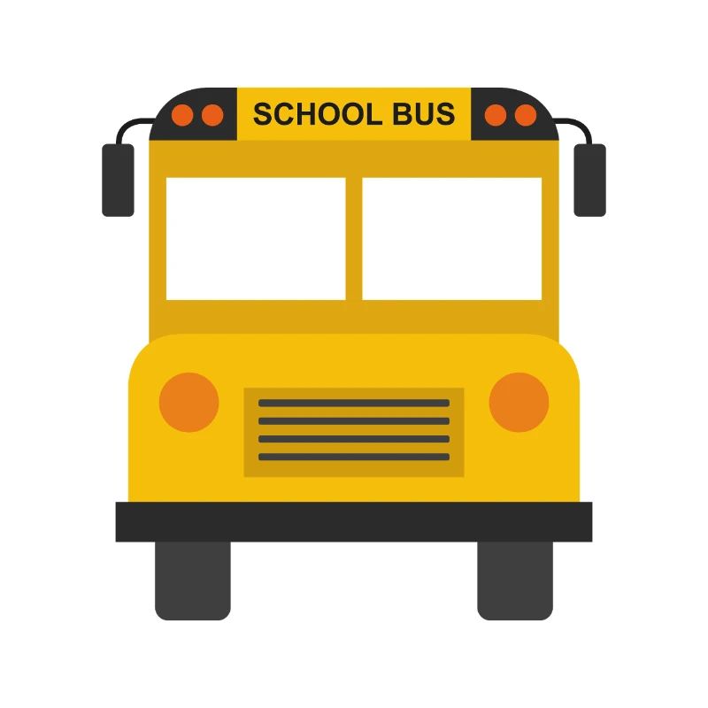 School bus front