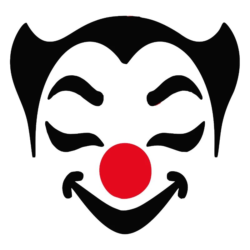 Carnaval du visage de clown joyeux Carnaval Carnaval