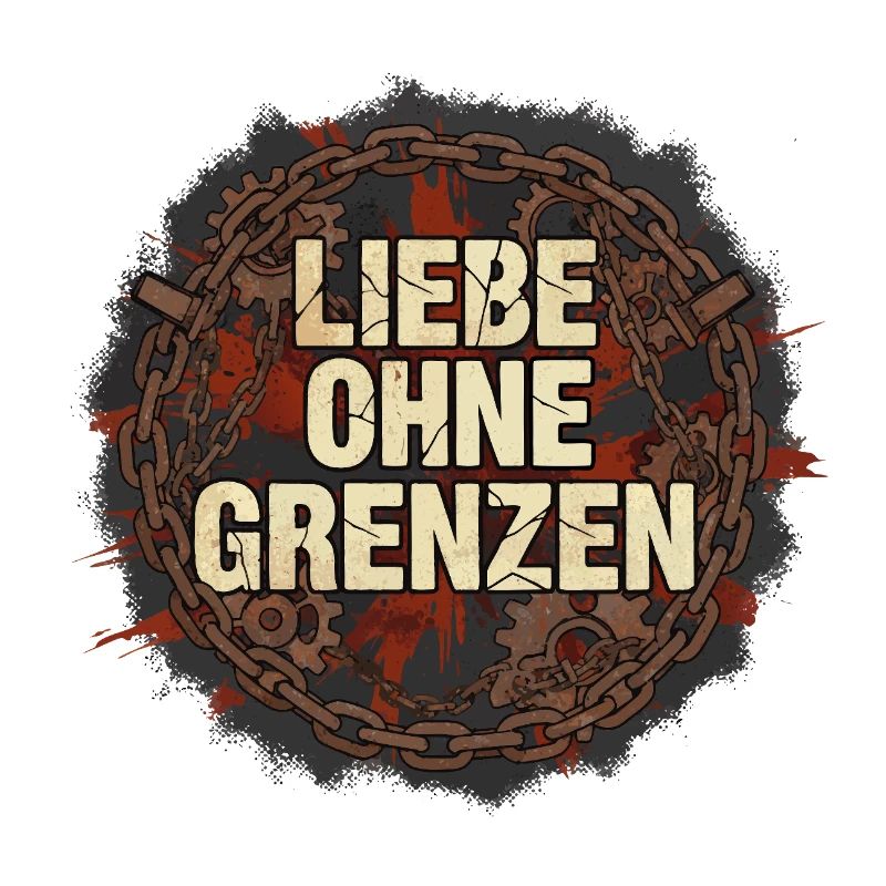 Liebe Ohne Grenzen Grunge Kette