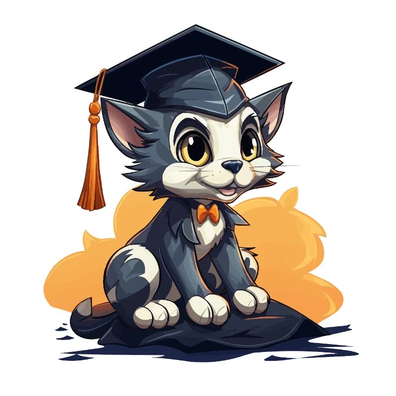 Chaton avec bonnet