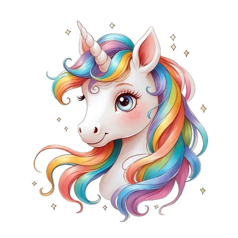 Regenbogen Einhorn - Cute Rainbow Unicorn