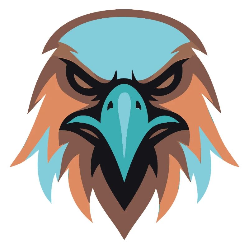 Eagle Head Turquoise Brown
