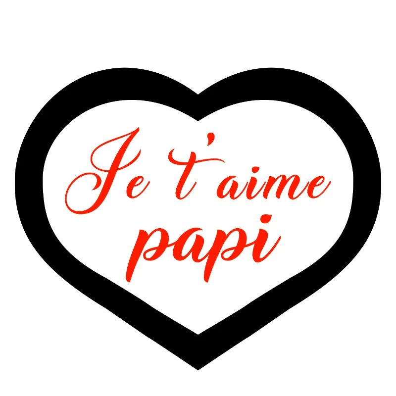 cœur je t'aime papi