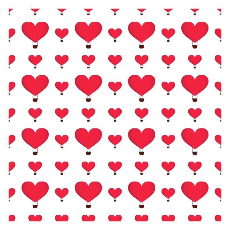 Heart Balloon Pattern