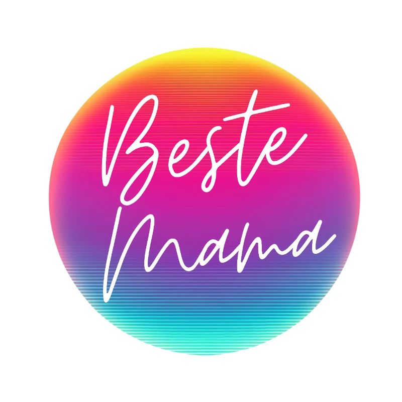 Best mom! Neon circle customizable
