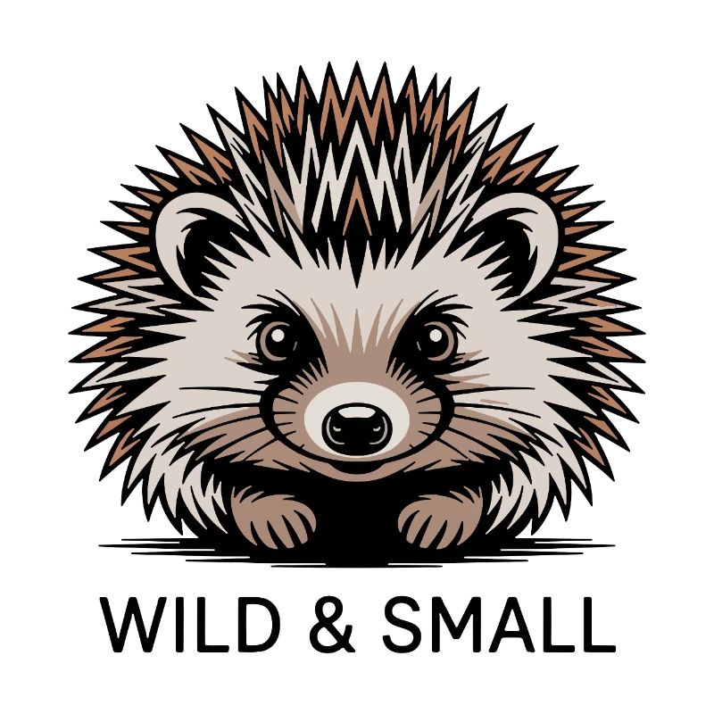 Wildes Igel Motiv
