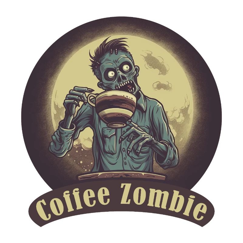 Coffee Monster - Caffeine Zombie - Morning Grouch
