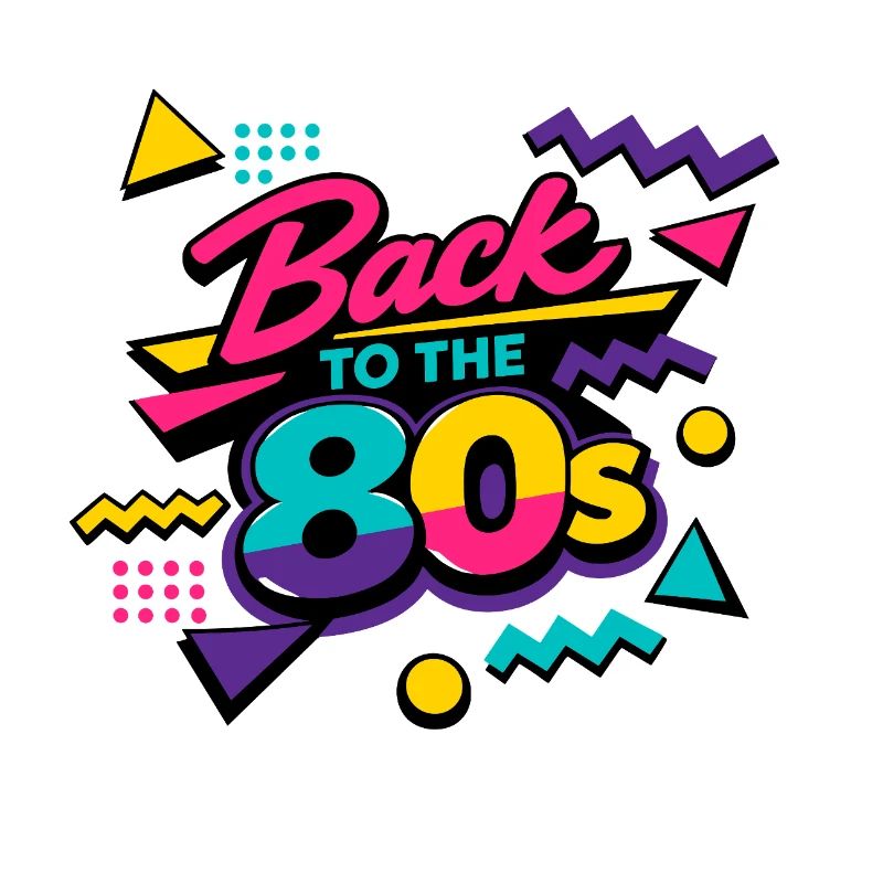 Back to the 80s Neon Retro