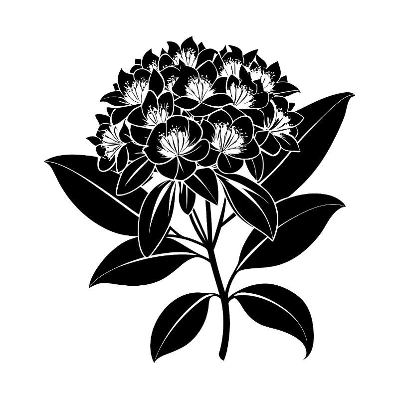 Fleur de laurier de montagne