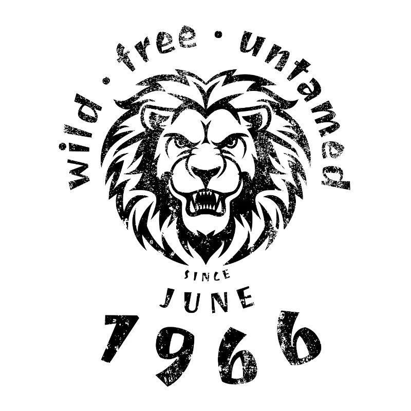 60. Geburtstag Wild, free & untamed since 06/1966