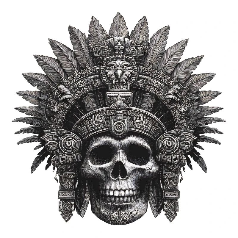 Maya Krieger Azteken Design