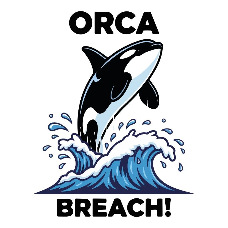 Orque Épaulard Breach Mer Orca