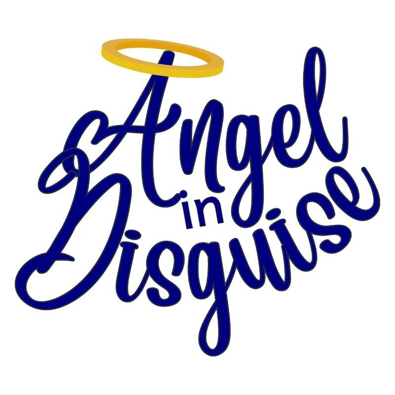 Ange déguisé bleu