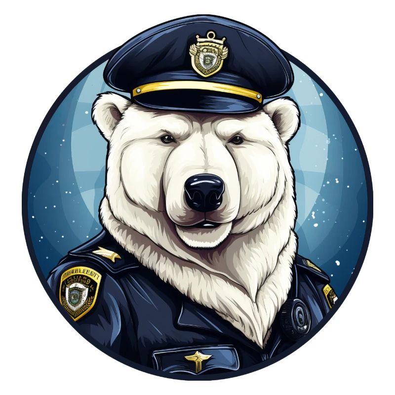 Eisbären Polizei