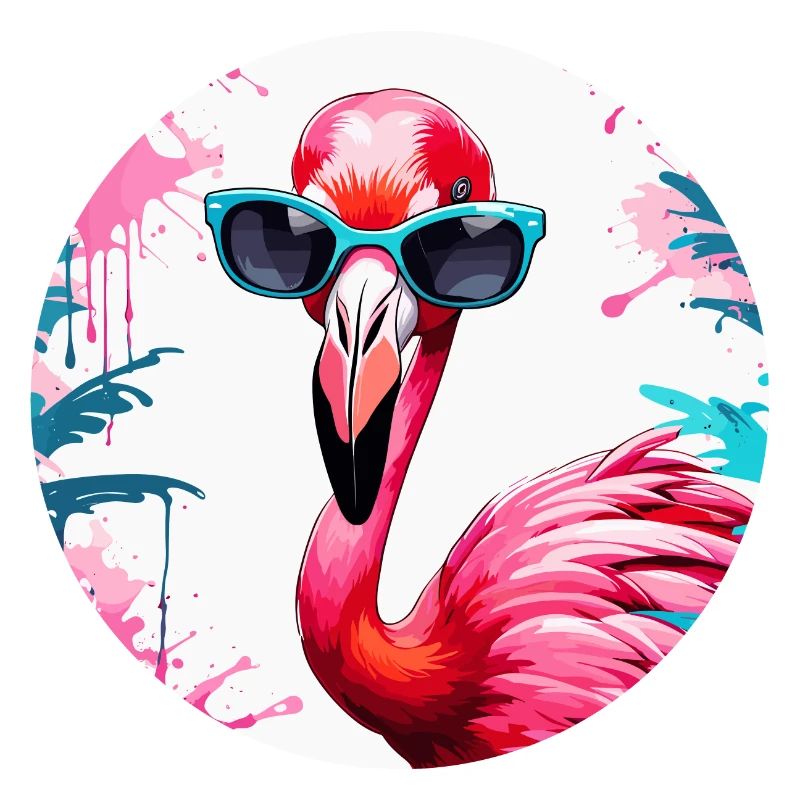 Flamingo / Tier / Pink / Tropisch / Langbeinig